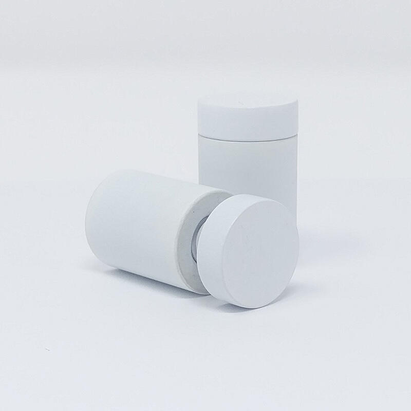  Entretoises Murales (Filetées) Blanc – ∅ 18.5mm (3/4″) Projection 25mm (1″) 