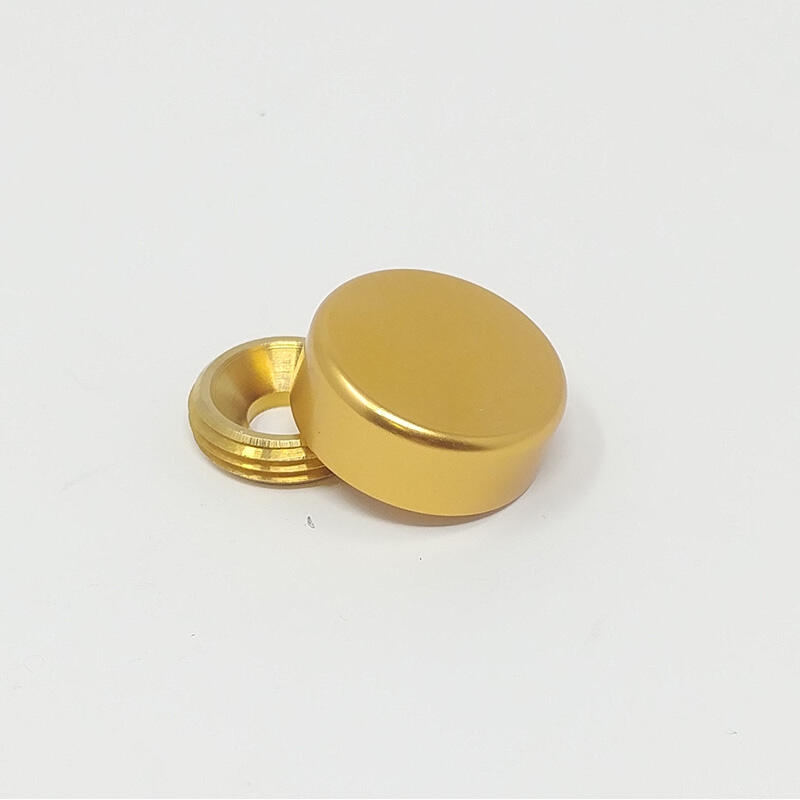 Cache-Vis Or en aluminium – ∅ 18,5mm (3/4″)