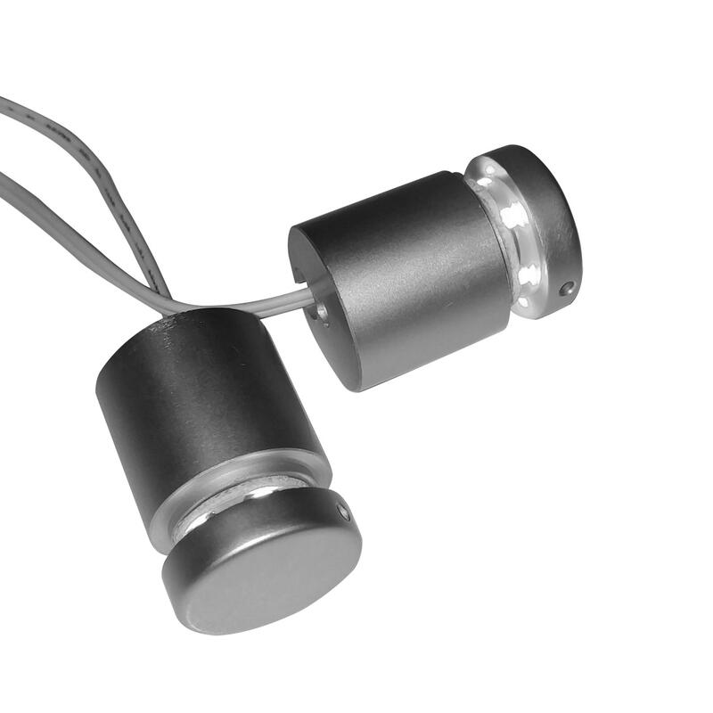 Entretoises Murales LED – ∅ 25mm (1″) Projection 25mm (1″) - Blanc