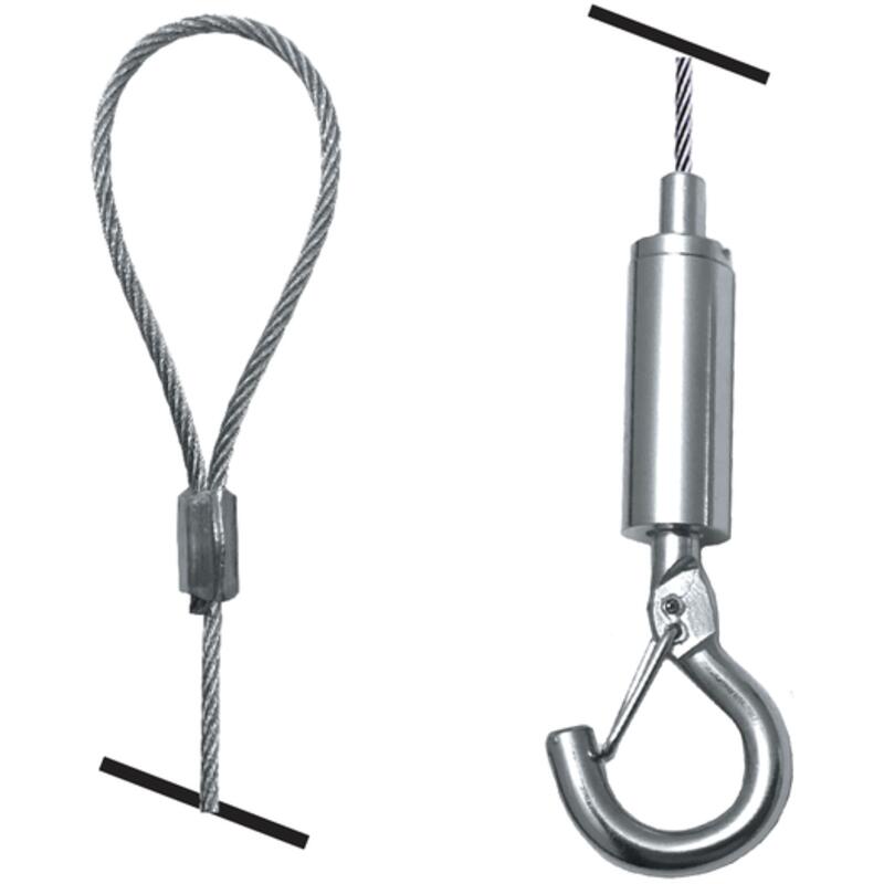 Kit de suspension 6.5' (2m) Boucle - Crochet