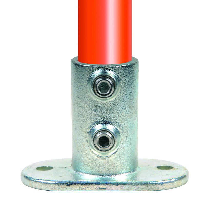 Raccord Tubulaire piètement avec platine oblong ∅42,2mm (1,660″)