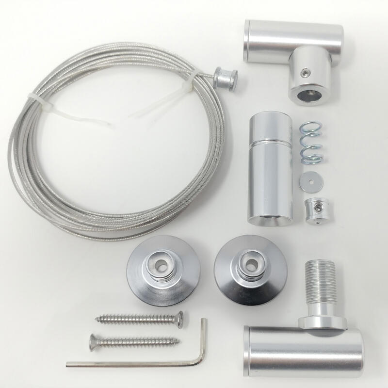 Kit câble ∅ 1.5mm mural (4m) - avec platine